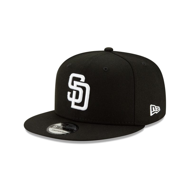 12351318 9FIFTY MLBBASICSNAP20 SADPAD BLKWHI 3QL