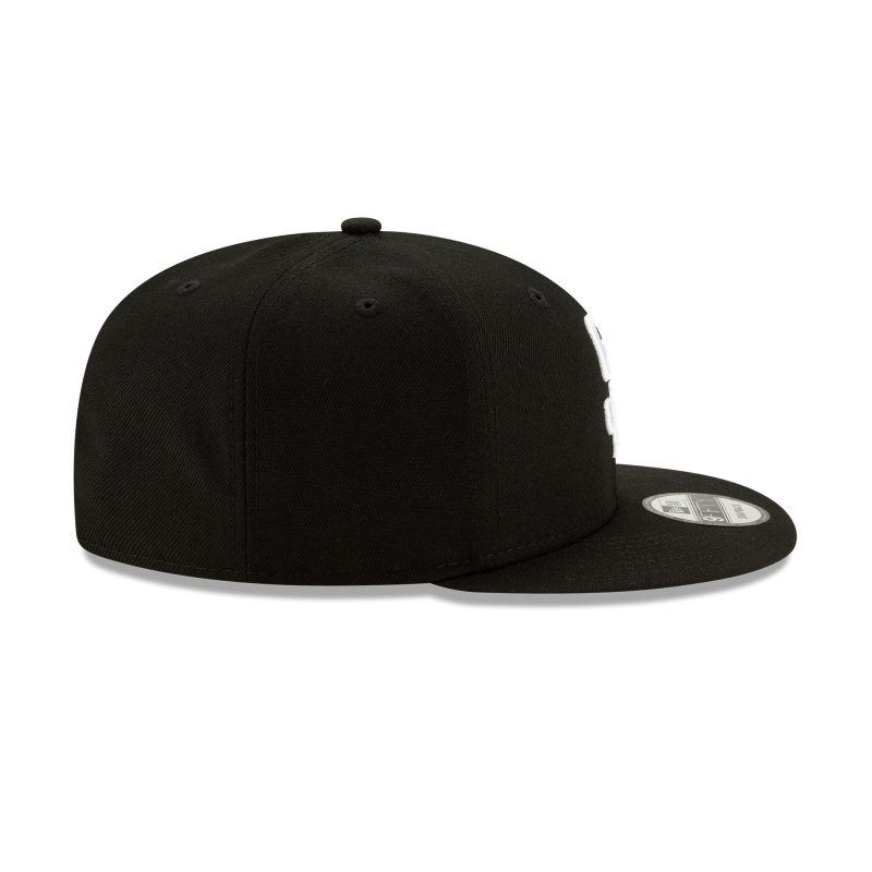 12351318 9FIFTY MLBBASICSNAP20 SADPAD BLKWHI RSIDE