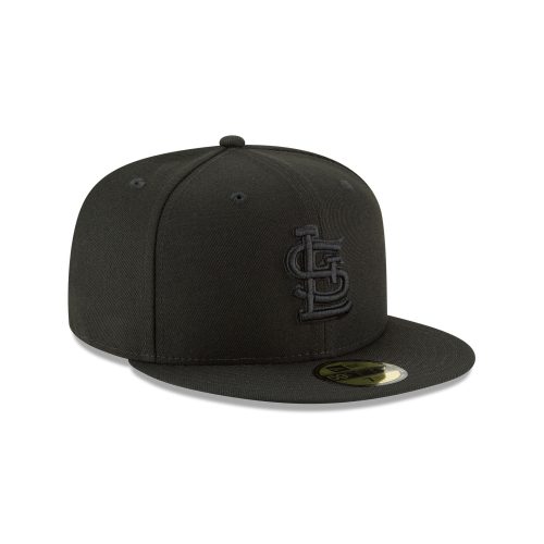 12827085 59FIFTY MLBBASICFITTED STLCAR BLKBLK 3QR