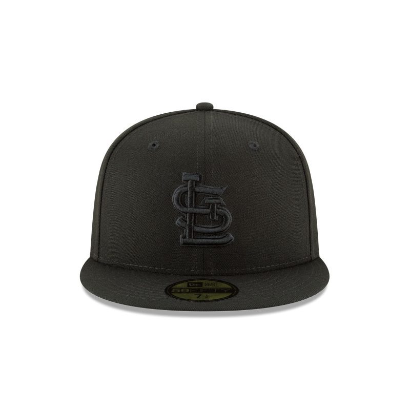 12827085 59FIFTY MLBBASICFITTED STLCAR BLKBLK F