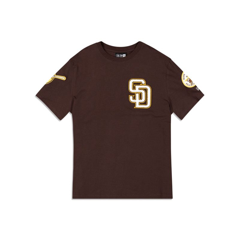 13334254 T SHIRT LOGOSELECT SADPAD BROWN F