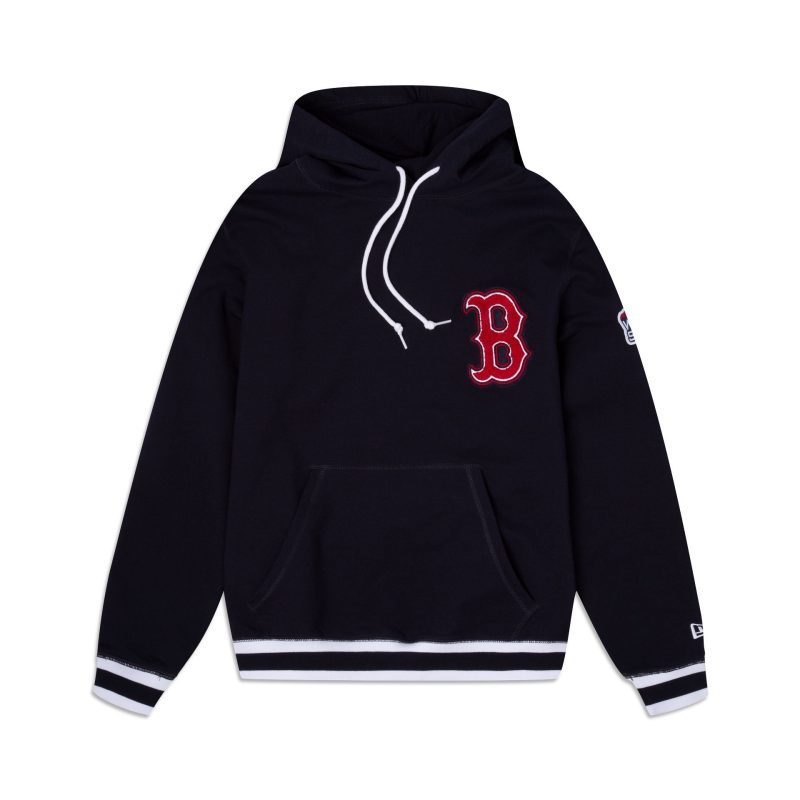 13334285 HOODIE LETTERMANCOLLECTION BOSRED BLUE F