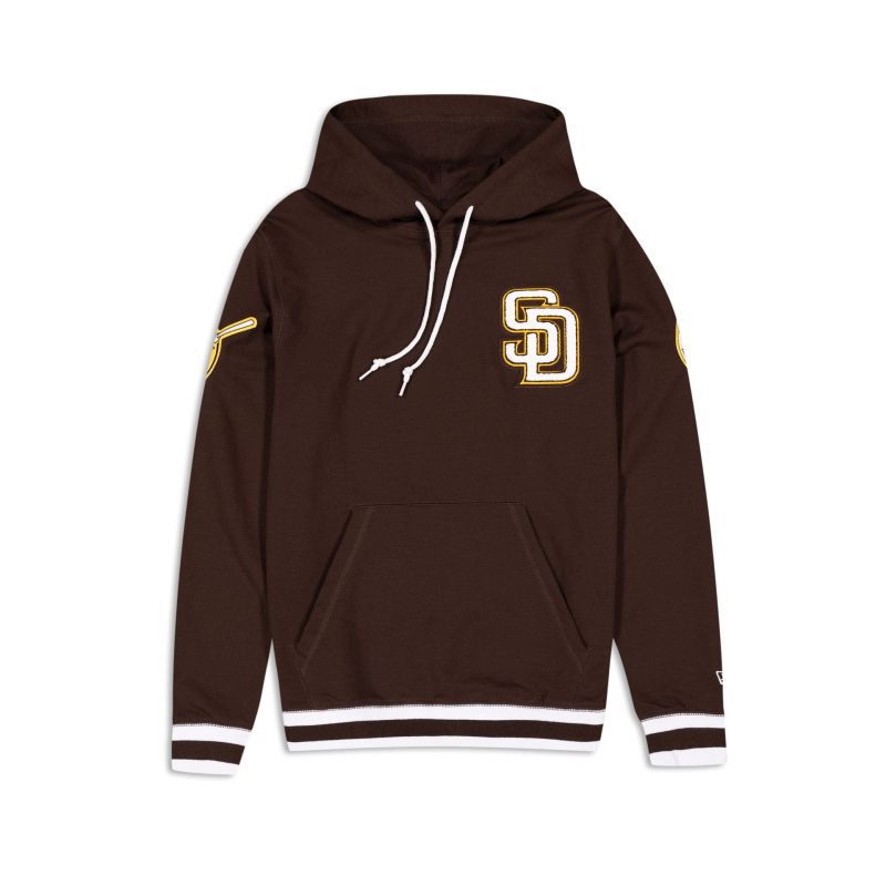 13334287 HOODIE LOGOSELECT SADPAD BROWN F