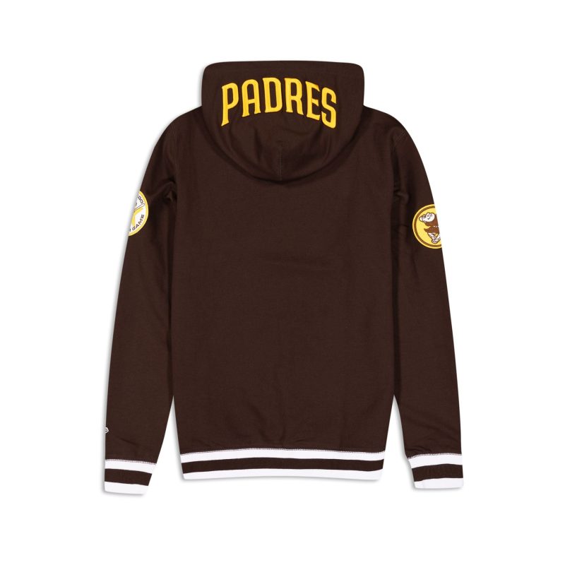 13334287 HOODIE LOGOSELECT SADPAD BROWN R