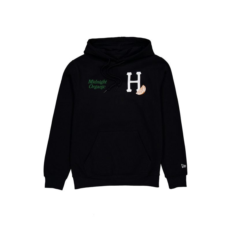 14379989 HOODIE HUFXMIDNIGHTORGANICXMLB SAFGIA BLK F