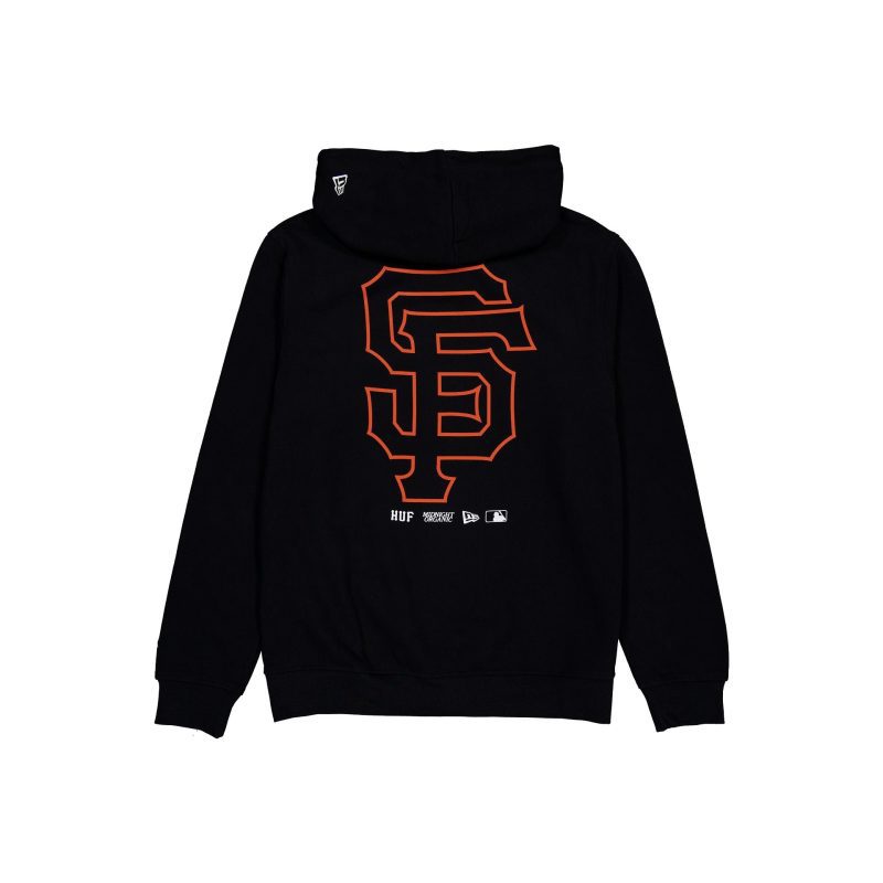 14379989 HOODIE HUFXMIDNIGHTORGANICXMLB SAFGIA BLK R