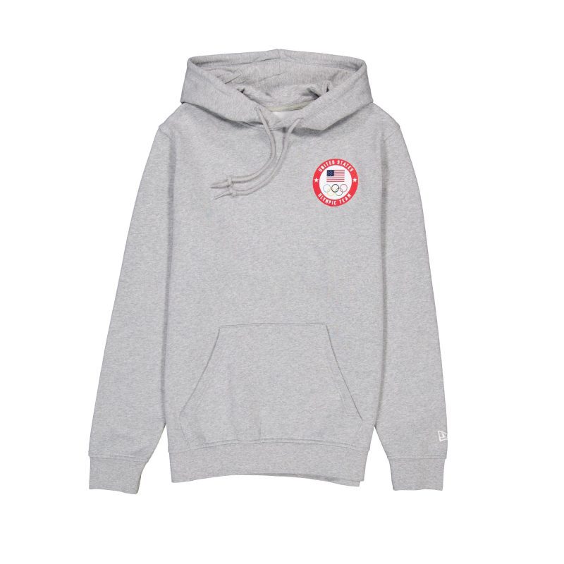 14384737 HOODIE OLYMPICAPPAREL USAOLY GRY F