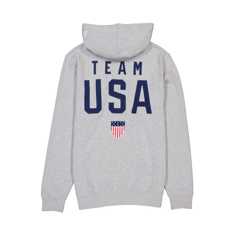 14384737 HOODIE OLYMPICAPPAREL USAOLY GRY R