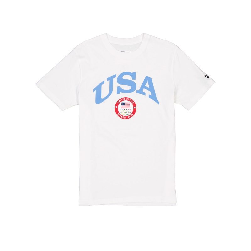 14384738 TSHIRT OLYMPICAPPAREL USAOLY WHT F