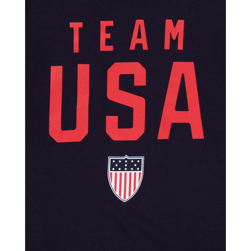 14384739 TSHIRT OLYMPICAPPAREL USAOLY NVY DETAIL1