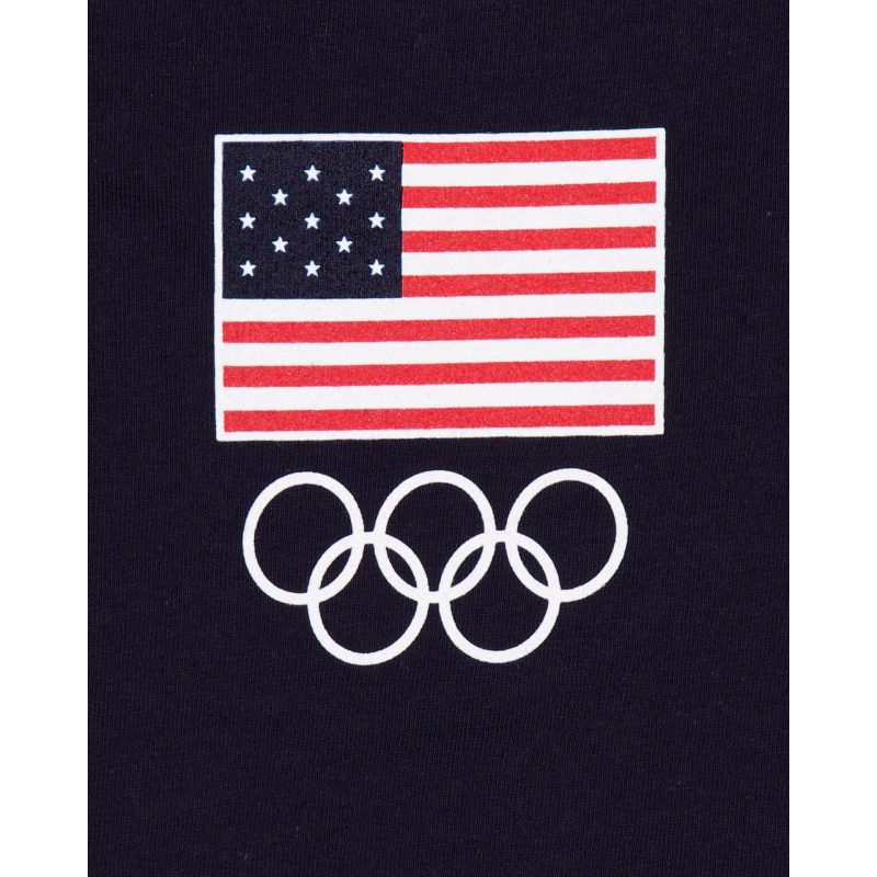 14384739 TSHIRT OLYMPICAPPAREL USAOLY NVY DETAIL2