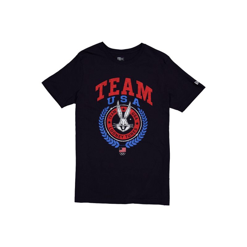 14391539 TSHIRT LOONEYTUNESXTEAMUSA LOOTUN BLK F