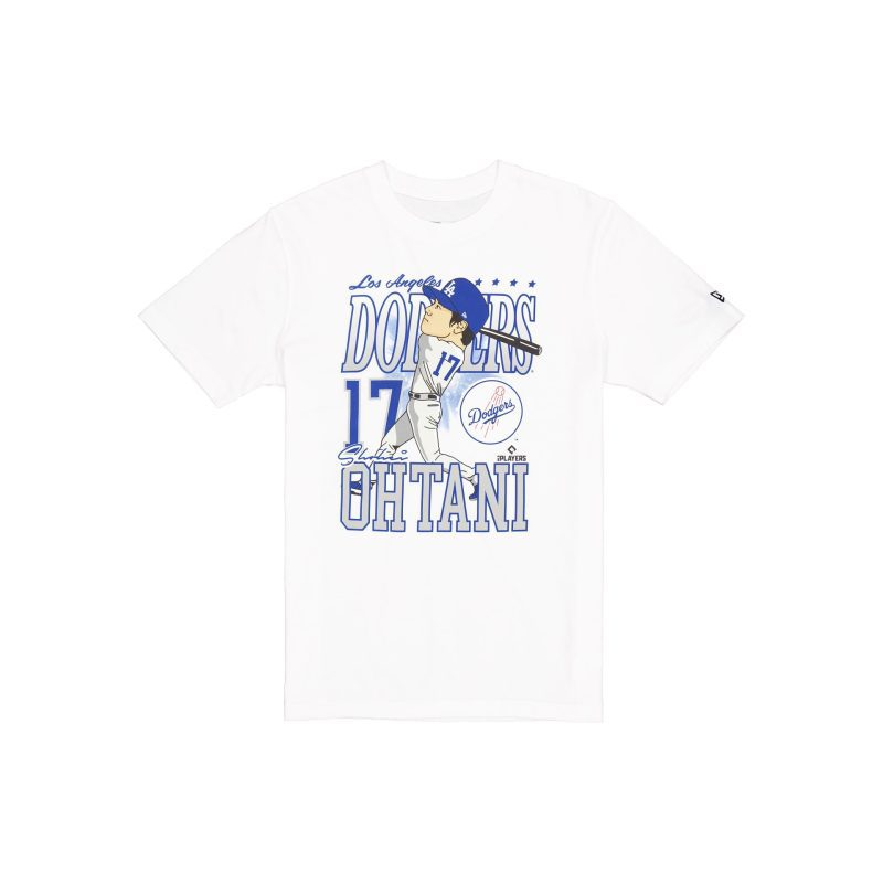 14391548 TSHIRT MLBCARICATURE LOSDOD WHT F 1