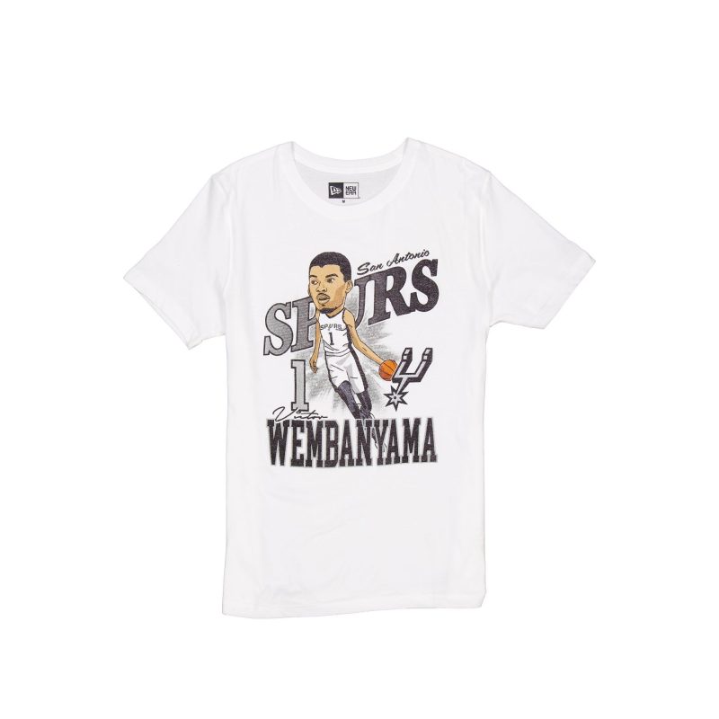 14391556 TSHIRT NBACARICATURE SANSPU WHT F