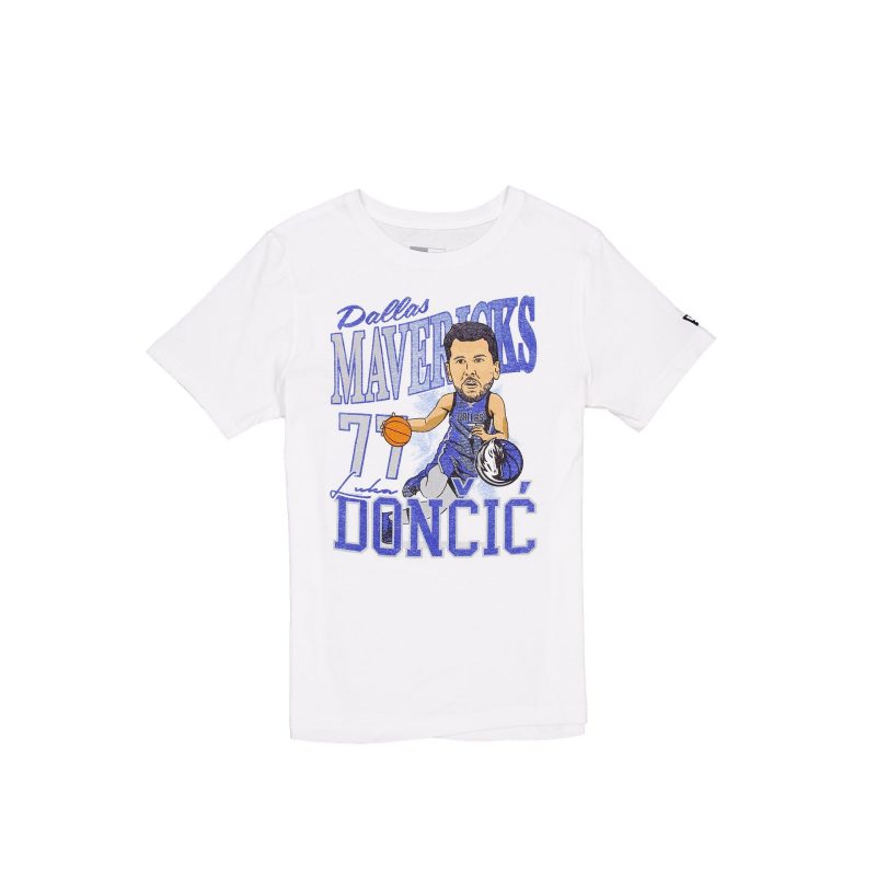 14392554 TSHIRT NBACARICATURE DALMAV WHT F