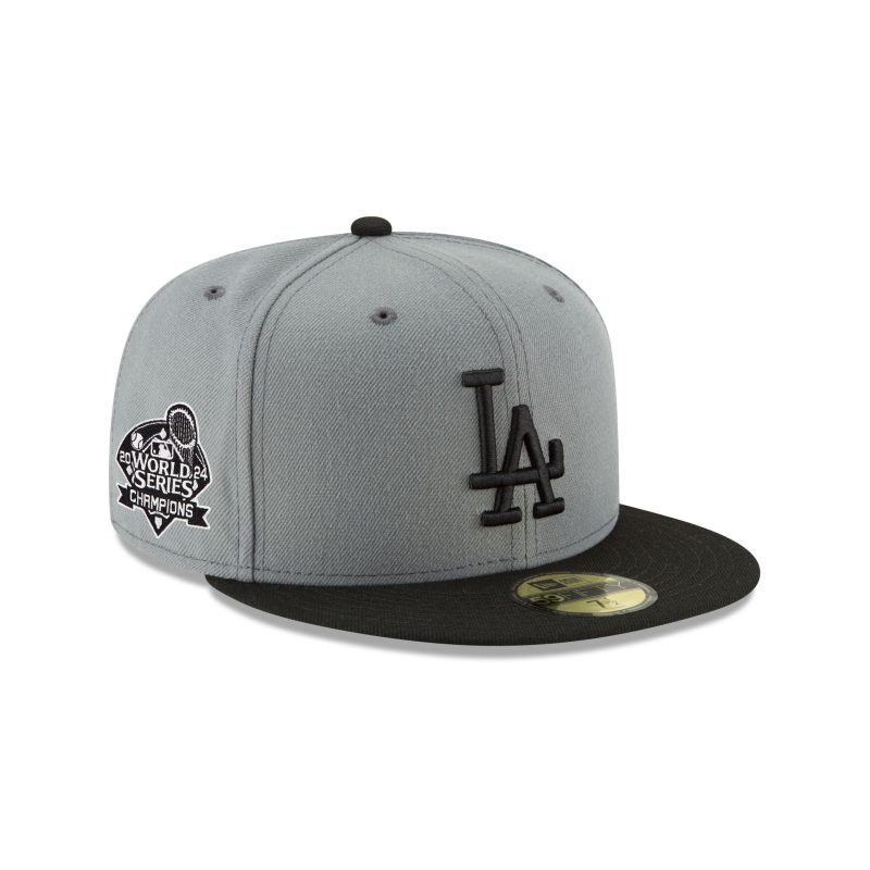 14674393 59FIFTY MLB24WSCHAMPS LOSDOD GRYBLK 3QR