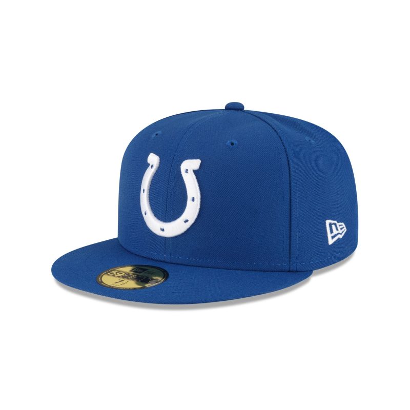 60102021 59FIFTY NFLBASIC5950OTCSBBINDCOL20 INDCOL BLUE 3QL