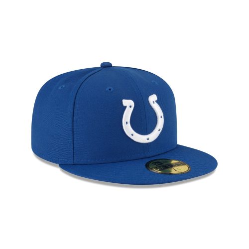 60102021 59FIFTY NFLBASIC5950OTCSBBINDCOL20 INDCOL BLUE 3QR