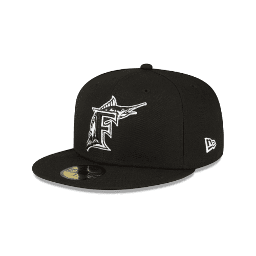 60291273 59FIFTY SIDEPATCHBW FLOMARCO BLK 3QL