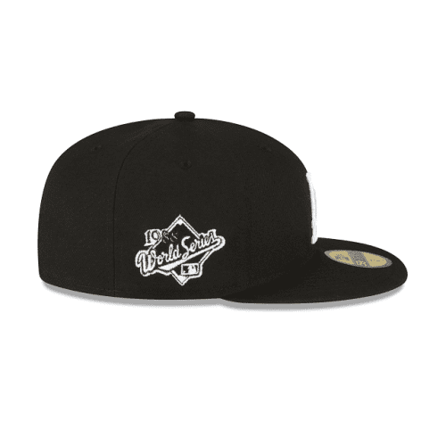 60291295 59FIFTY SIDEPATCHBW LOSDOD BLK RSIDE