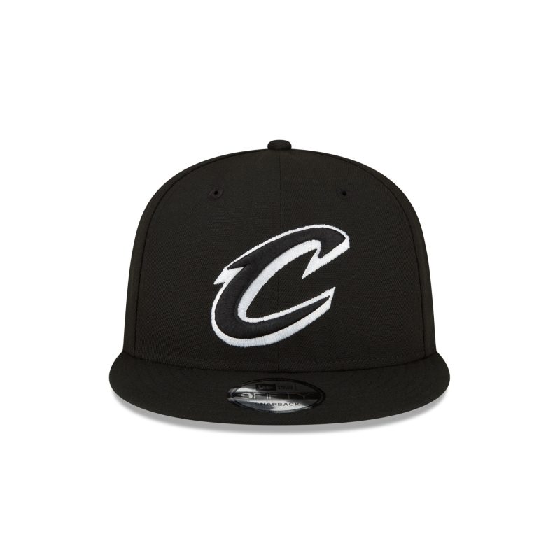 60293170 9FIFTY NBABASIC950BLACKWHITECLECAV22 CLECAV BLK F