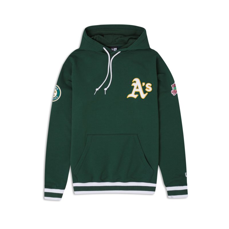 60296932 HOODIE LOGOSELECT OAKATH GREEN F