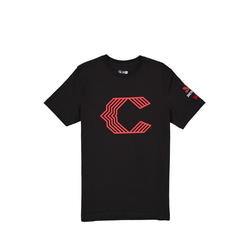 60357239 TSHIRT MLBCITYCONNECT CINSCA BLK F