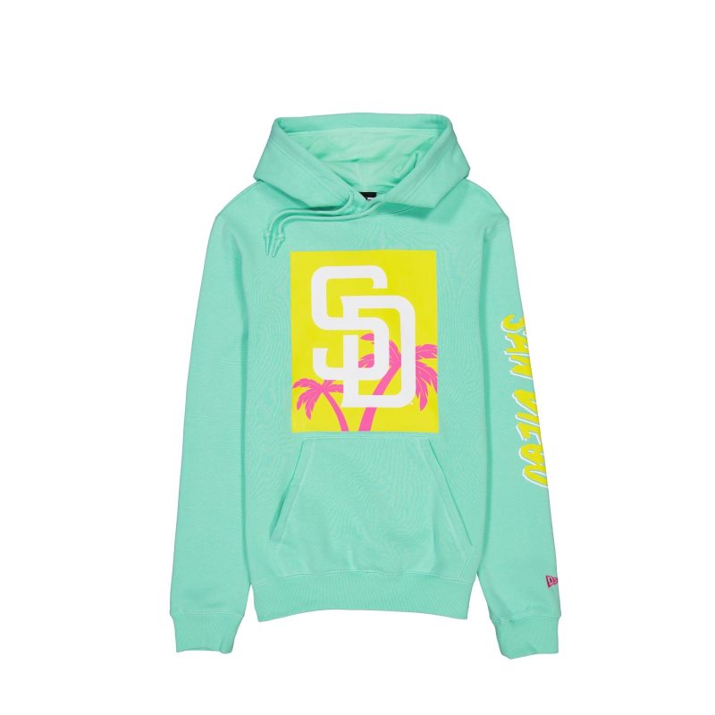 60357253 HOODIE MLBCITYCONNECT SADPAD GRN F