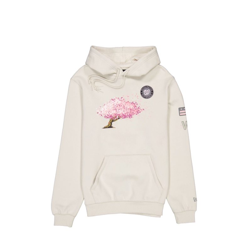 60357302 HOODIE MLBCITYCONNECT WASNAT WHT F