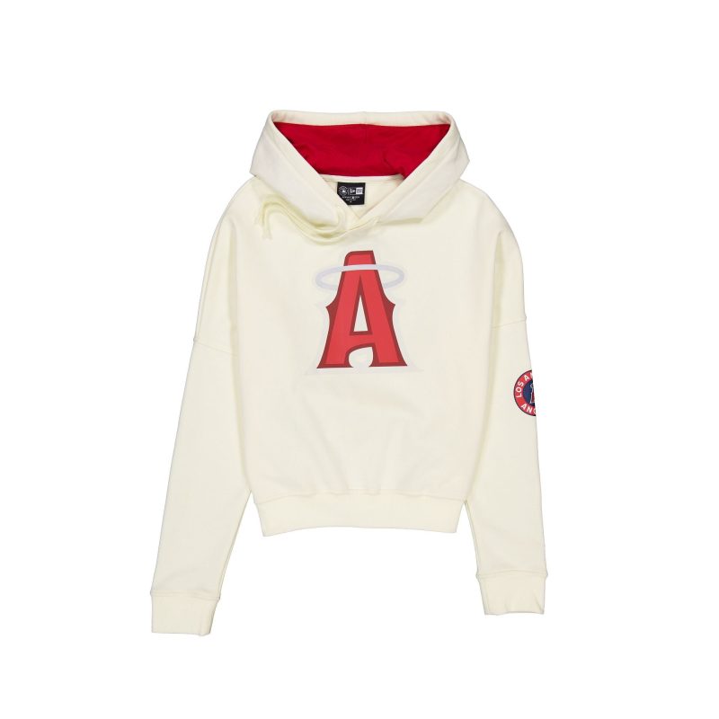 60357336 HOODIE MLBCITYCONNECT ANAANG WHT F