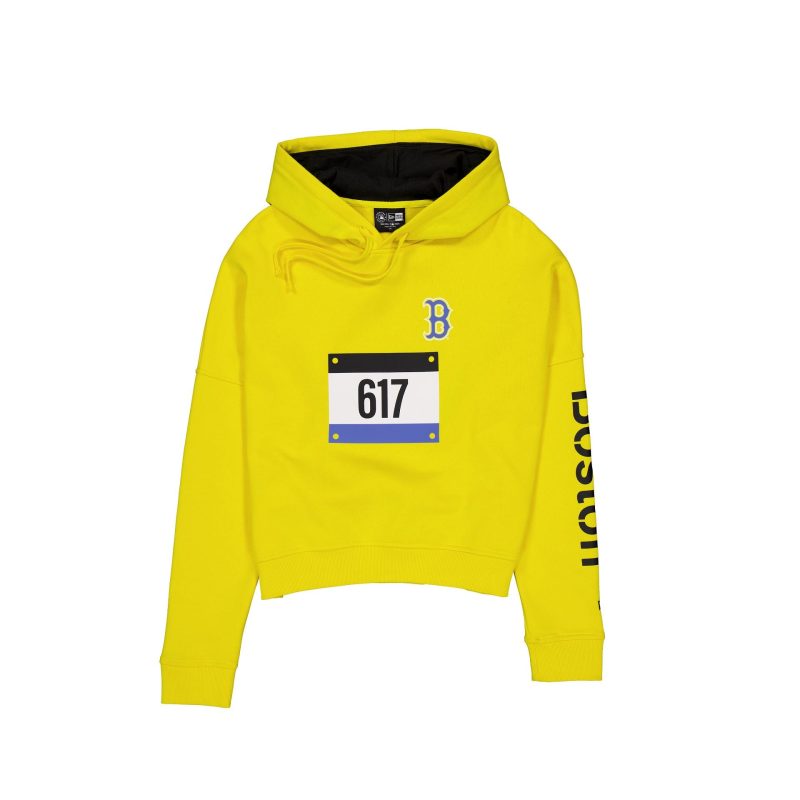 60357340 HOODIE MLBCITYCONNECT BOSRED YEL F