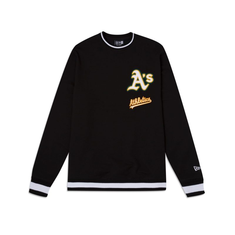 60426130 CREWNECK LOGOSELECT OAKATH BLACK F