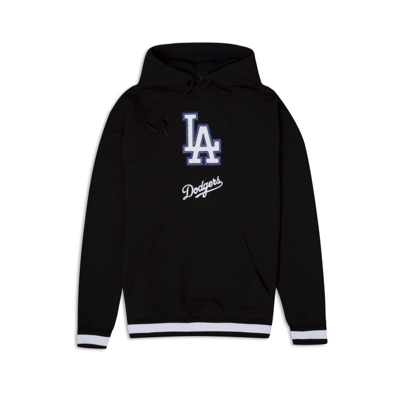 60426170 HOODIE LOGOSELECT LOSDOD BLACK F 1