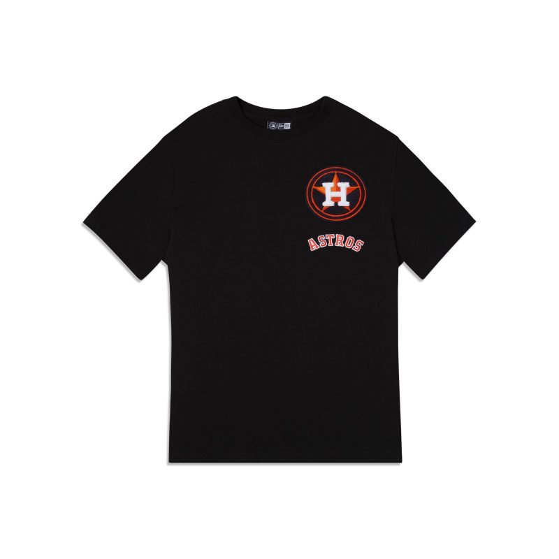 60426304 TSHIRT LOGOSELECT HOUAST BLACK F