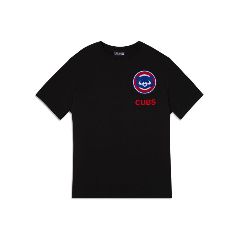 60426311 TSHIRT LOGOSELECT CHICUB BLACK F