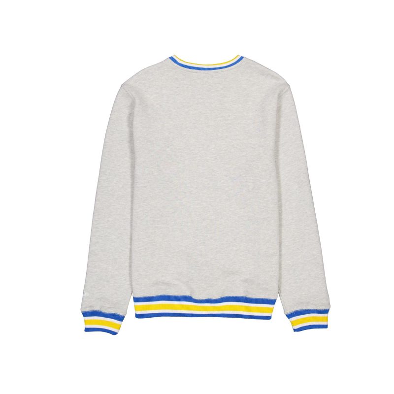 60481400 CREWNECK THROWBACK BOSRED GRY R