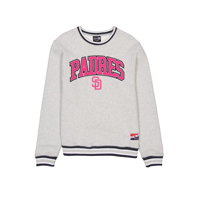 60481412 CREWNECK THROWBACK SADPAD GRY F