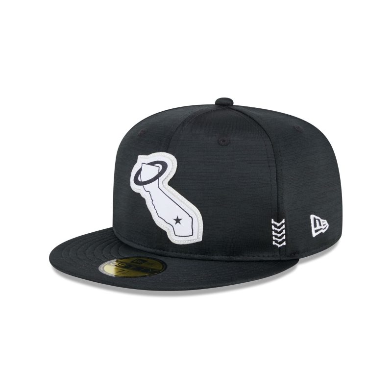 60489483 59FIFTY MLB24CHOF5950CW ANAANG BLKBLKWHI 3QL