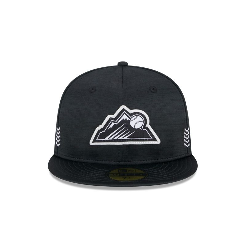 60489505 59FIFTY MLB24CHOF5950CW COLROC BLKBLKWHI F