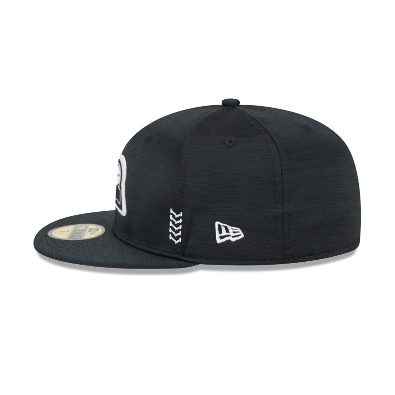 60489505 59FIFTY MLB24CHOF5950CW COLROC BLKBLKWHI LSIDE