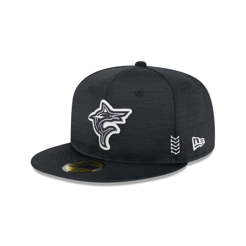 60489515 59FIFTY MLB24CHOF5950CW MIAMAR BLKBLKWHI 3QL