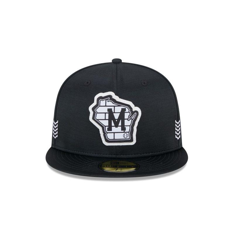 60489538 59FIFTY MLB24CHOF5950CW MILBRE BLKBLKWHI F