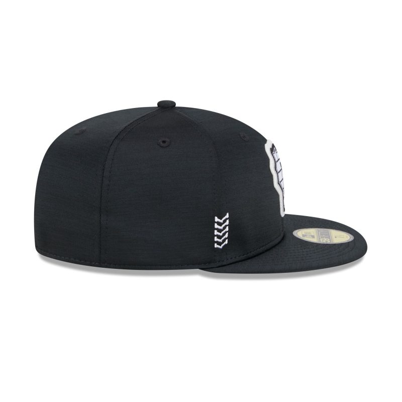 60489538 59FIFTY MLB24CHOF5950CW MILBRE BLKBLKWHI RSIDE