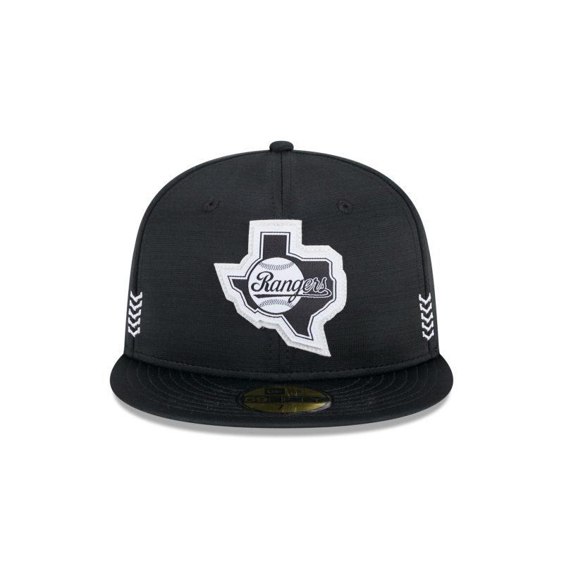 60489554 59FIFTY MLB24CHOF5950CW TEXRAN BLKBLKWHI F