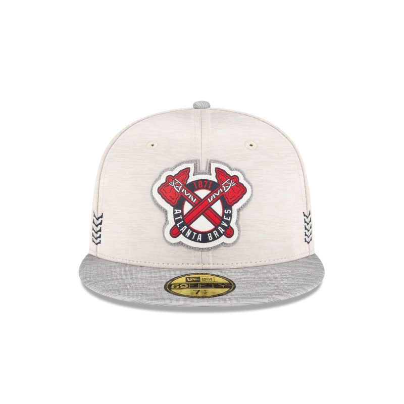 60489564 59FIFTY MLBCLUBHOUSE24 ATLBRA GRY F