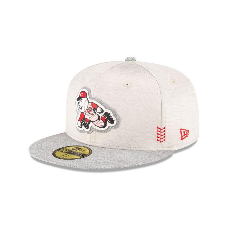 60489567 59FIFTY MLBCLUBHOUSE24 CINRED GRY 3QL