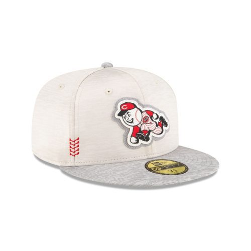 60489567 59FIFTY MLBCLUBHOUSE24 CINRED GRY 3QR