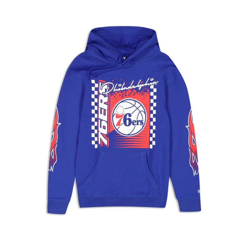 60491854 HOODIE NBARALLYDRIVE PHI76E BLUE F