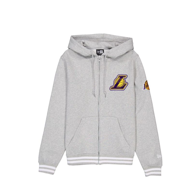 60496746 HOODIE GRAYLOGOSELECT LOSLAK GRY F