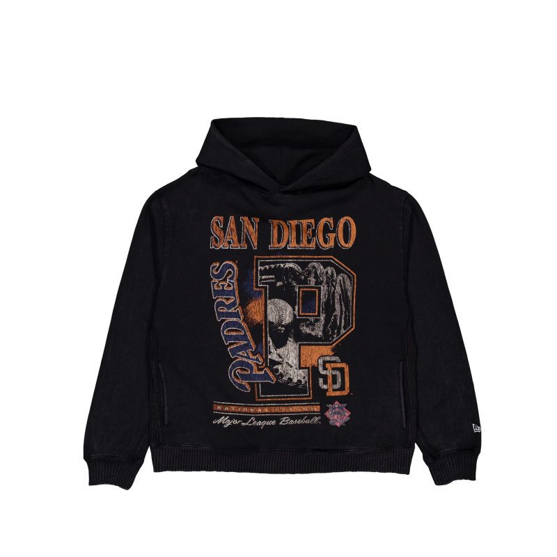 60496944 HOODIE MLBSPORTCLASS SADPADCO BLK F